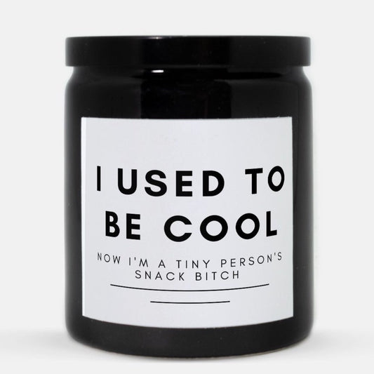 I Used To Be Cool Now I'm A Tiny Person's Snack Bitch Candle